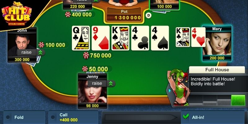 Luật chơi Poker Hitclub đơn giản và dễ hiểu cho newbie 